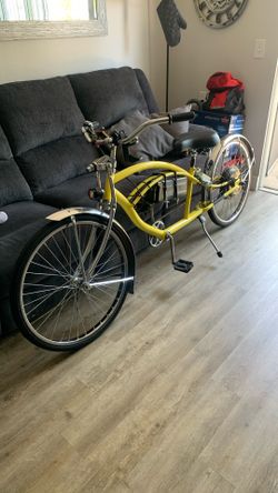 Yellow 26” Stretch Electric Bike