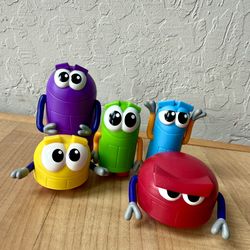 2020 Fisher Price Netflix StoryBots Figures Complete Set Of 5