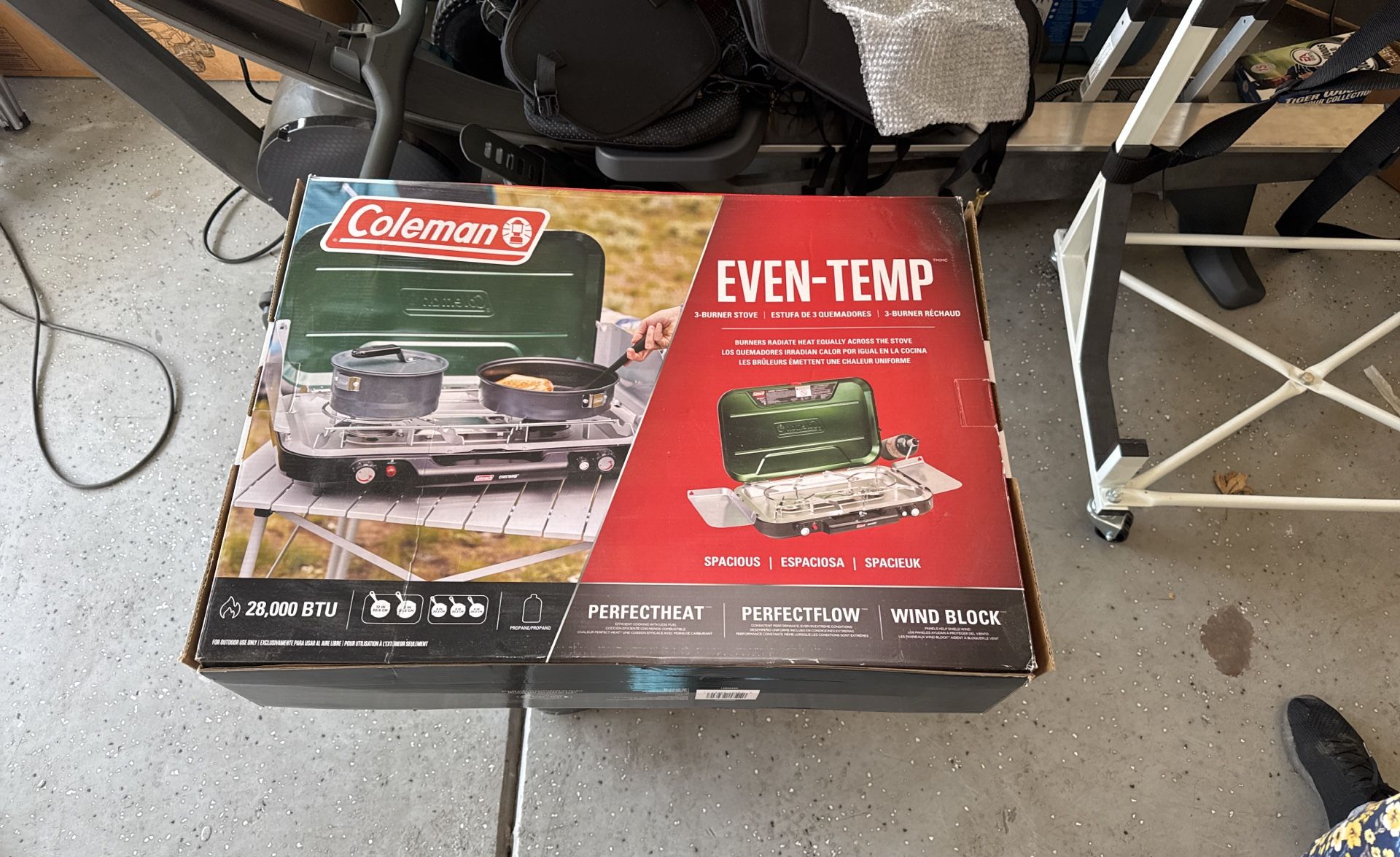 Coleman Even-Temp 3 Burner Stove