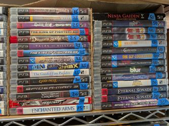 PlayStation 3 PS3 games