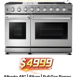 Brand New 48” Gas Stove $4999