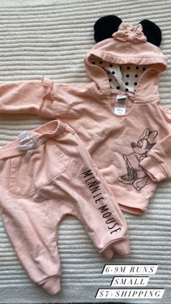 Minnie mouse baby girl set 6-9mos $7