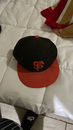 giants orange and back hat