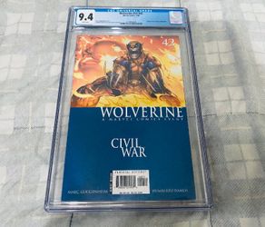 Marvel comics Wolverine #v3 v42 9.4 CGC Comic