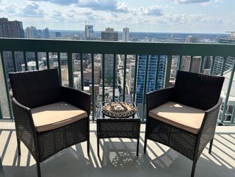 Outdoor chairs and table
