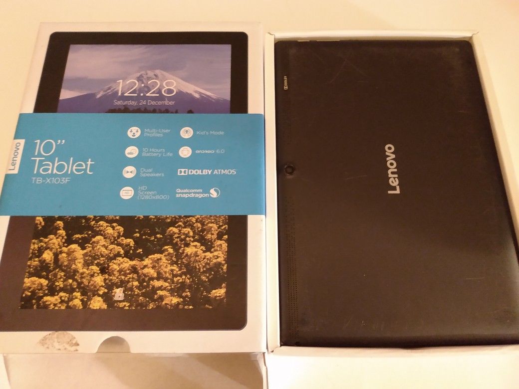 Lenova 10" inch Tablet - cracked screen