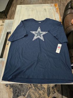 Dallas Cowboys Authentic Shirt Mens Large Blue Logo NFL Team Apparel NEW