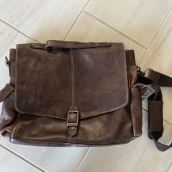 Robert Graham Rustic Brown Messenger Bag 