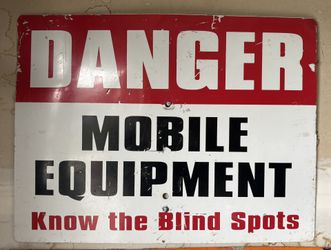 Danger Steel Sign