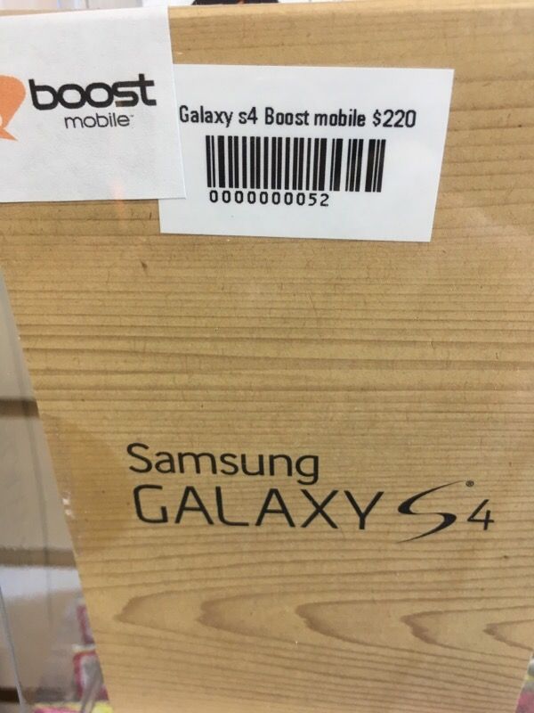 Galaxy s4 Boost mobile new nuevo