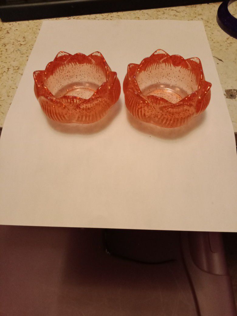 Set Of Tulip Candle Holders