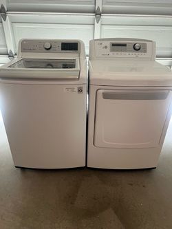 Lg washer and gas dryer set