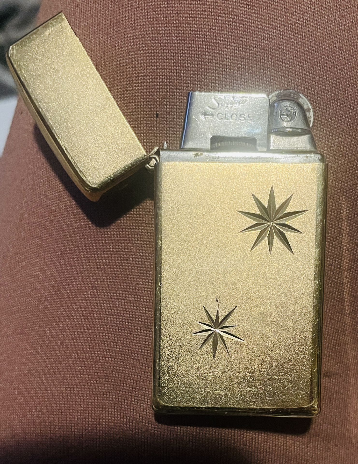 Retro Scripto Atomic Starburst Butane Lighter