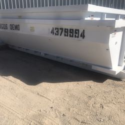 Concrete Dumpster 