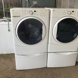 Washer And Gas Dryer Brand Kenmore Heavy Duty Everything Works 3 Months Of Guarantee