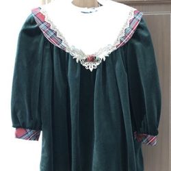 Red, green and gold Christmas dress - size 4