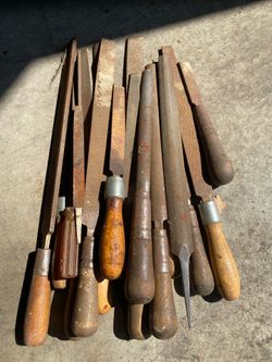 Rasp File Metal Craft Woodworking Vintage Tool Lot Assorted Machinist Mechanic