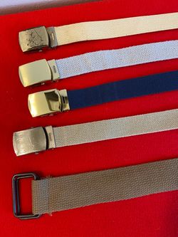 *$2 EACH* Men’s Military Web Belts Adjustable Size