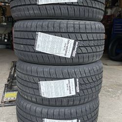 (4) - 245/40/18 Radar Dimax AS-8 Tires