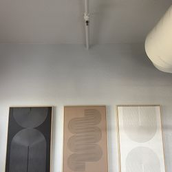 Modern Abstract Wall Art Set – 3 Piece Framed Prints