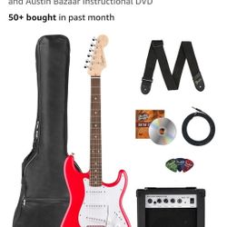 Fender Squier Stratocaster Electric Guitar Bundle - NEW