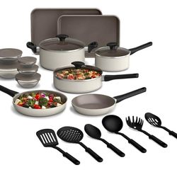 BELLA 21-Piece EverGood Nonstick Cookware Set
