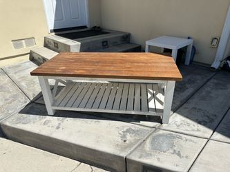 Barn style coffee table