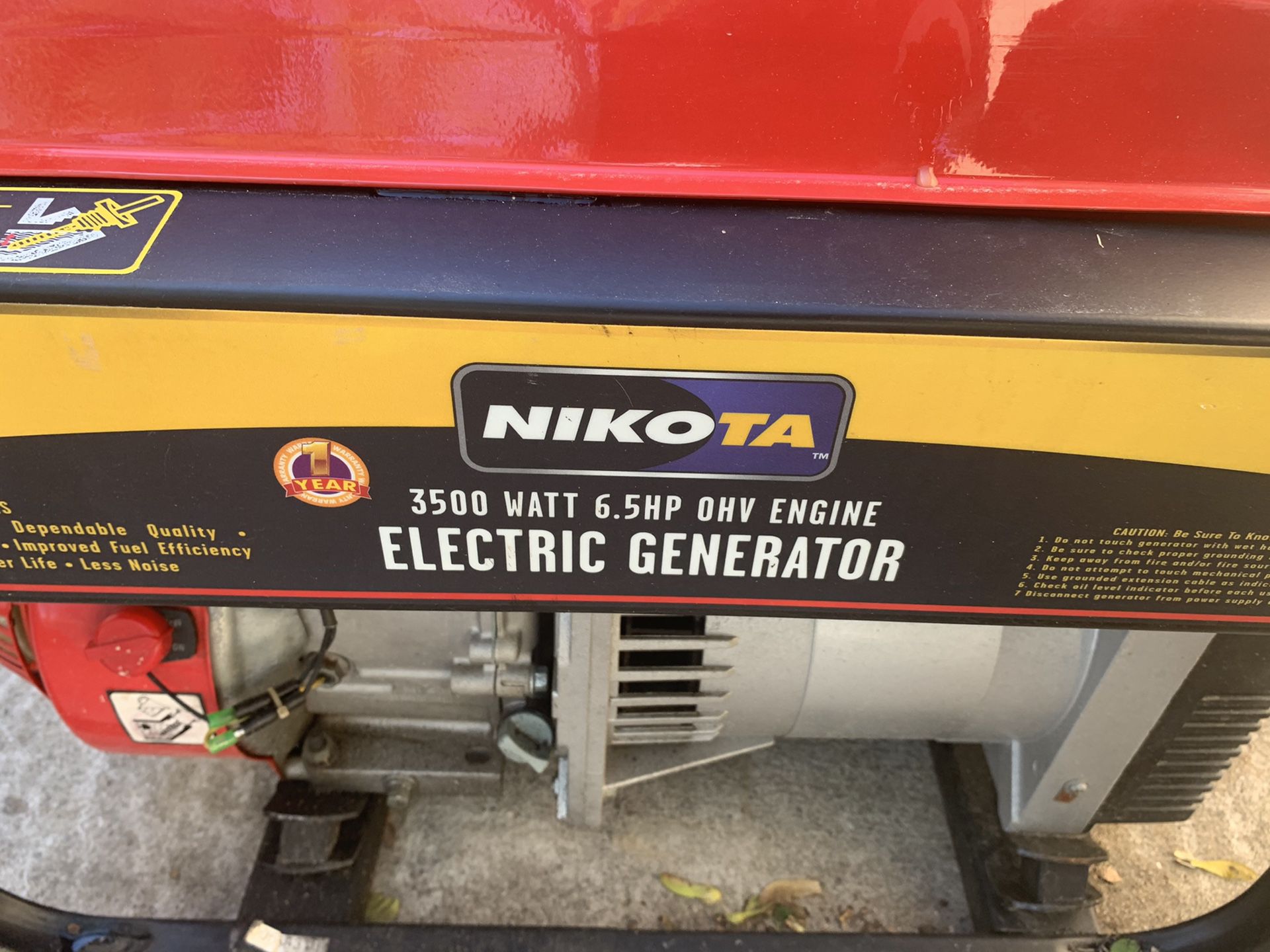 Generator. Runs not charging