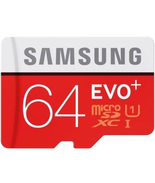 Samsung 64GB EVO Plus Class 10 Micro SDXC with Adapter 80mb/s (MB-MC64DA)
(Brand New)