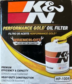 K&N Performance Gold Oil Filter HP-1004