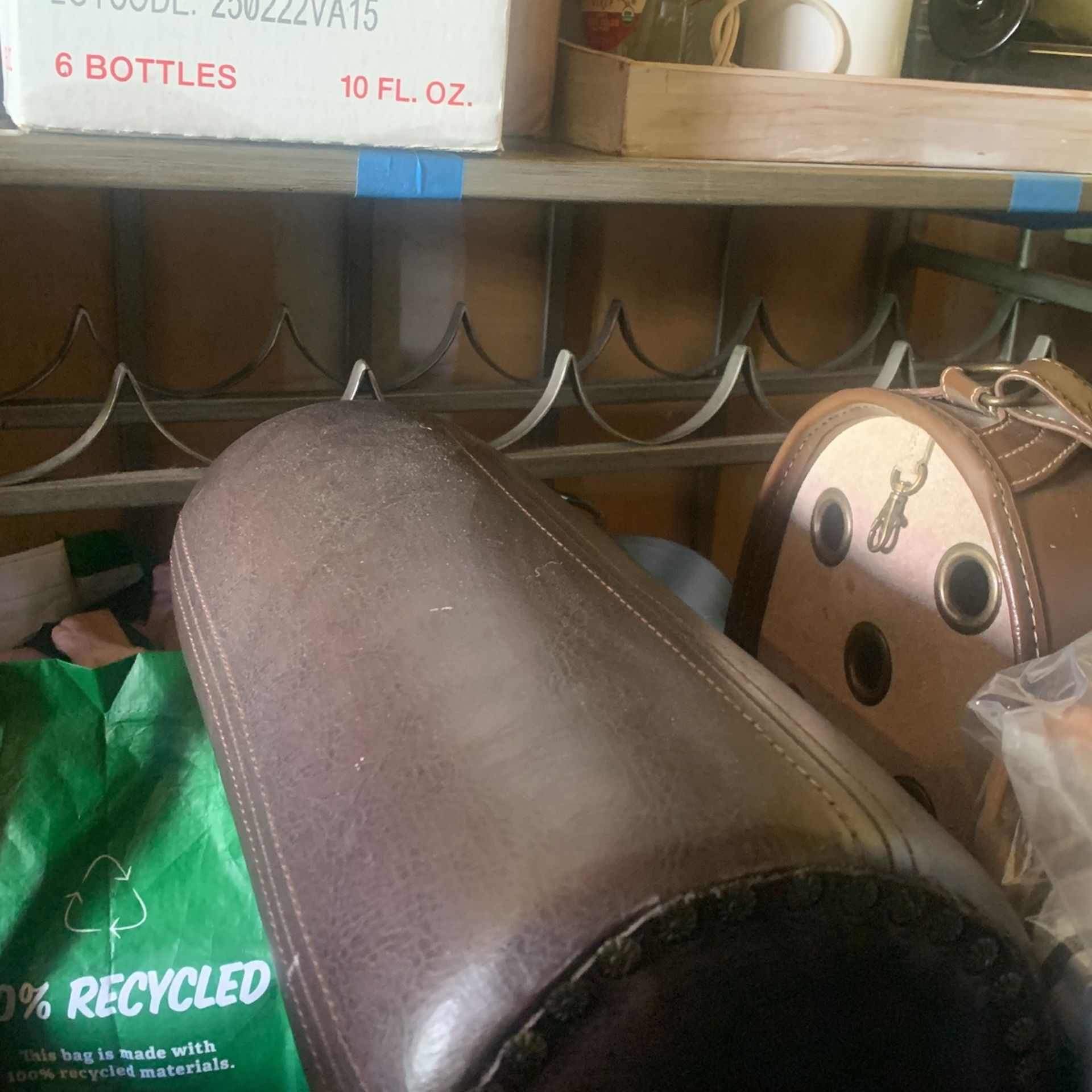 Wine Storage Underneath Bakeries Rack Table Top
