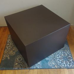 Espresso Cube End table
