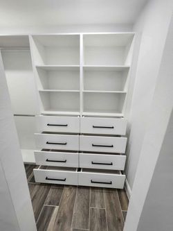 Custom White Closet Organizer / Closet Organizador Blanco Personalizado