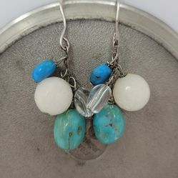 Turquoise Bead Earrings 
