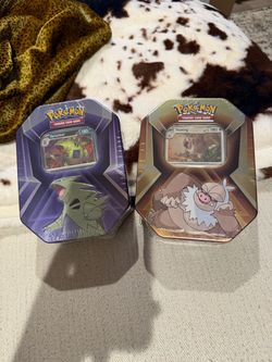 Pokemon Triple Whammy Tin Set of 2 new