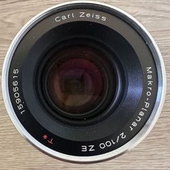 Zeiss Macro Planar 100mm F/2.0 ZE Canon
