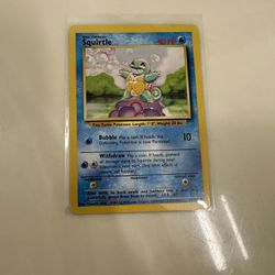 Squirtle Pokémon Card 