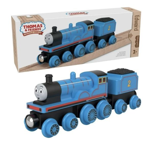 Thomas & Friends Wooden Railway Toy Train Edward Wood Engine Fisher Price