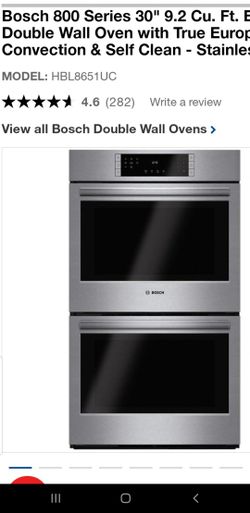BOSCH DOUBLE OVEN HBL8651UC  STAINLESS STEEL 