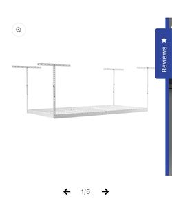 2 Overhead Garage Ceiling Storage Rack