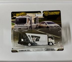 ‘07 Honda Civic Type R Team Transport Hot Wheels Premium