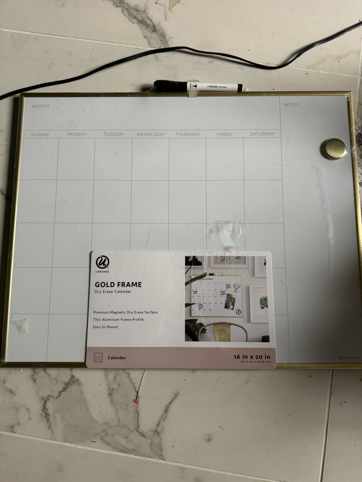 Dry Erase Calendar