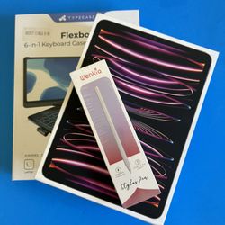 Apple iPad Pro 11” 4th generation (M2 Chip) 128GB WiFi + Cellular / unlocked with keyboard and pencil 