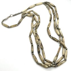 Vintage Hair Pipe Necklace