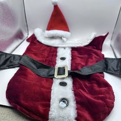 🎅 Medium Dog Santa Costume – Holiday Ready! 🎅