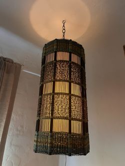 Mid Century Hanging Light Lantern