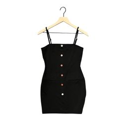 Midnight Luxury Cider Black Bodycon Minidress 🖤✨