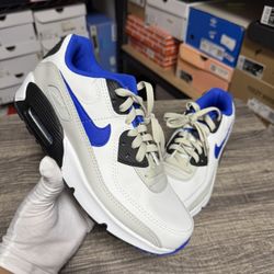 Nike Air Max 90 LTR White Racer Blue Light Bone DV3607-100 