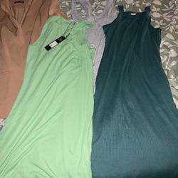 Women Long Dresses M,L And Blazer L