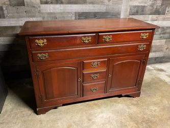 Extraordinary Solid Mahogany Buffet in its Natural State
